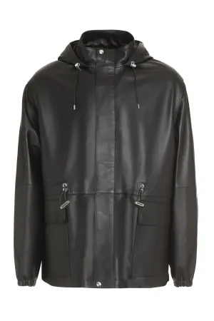 Loewe Hooded Drawstring Jacket