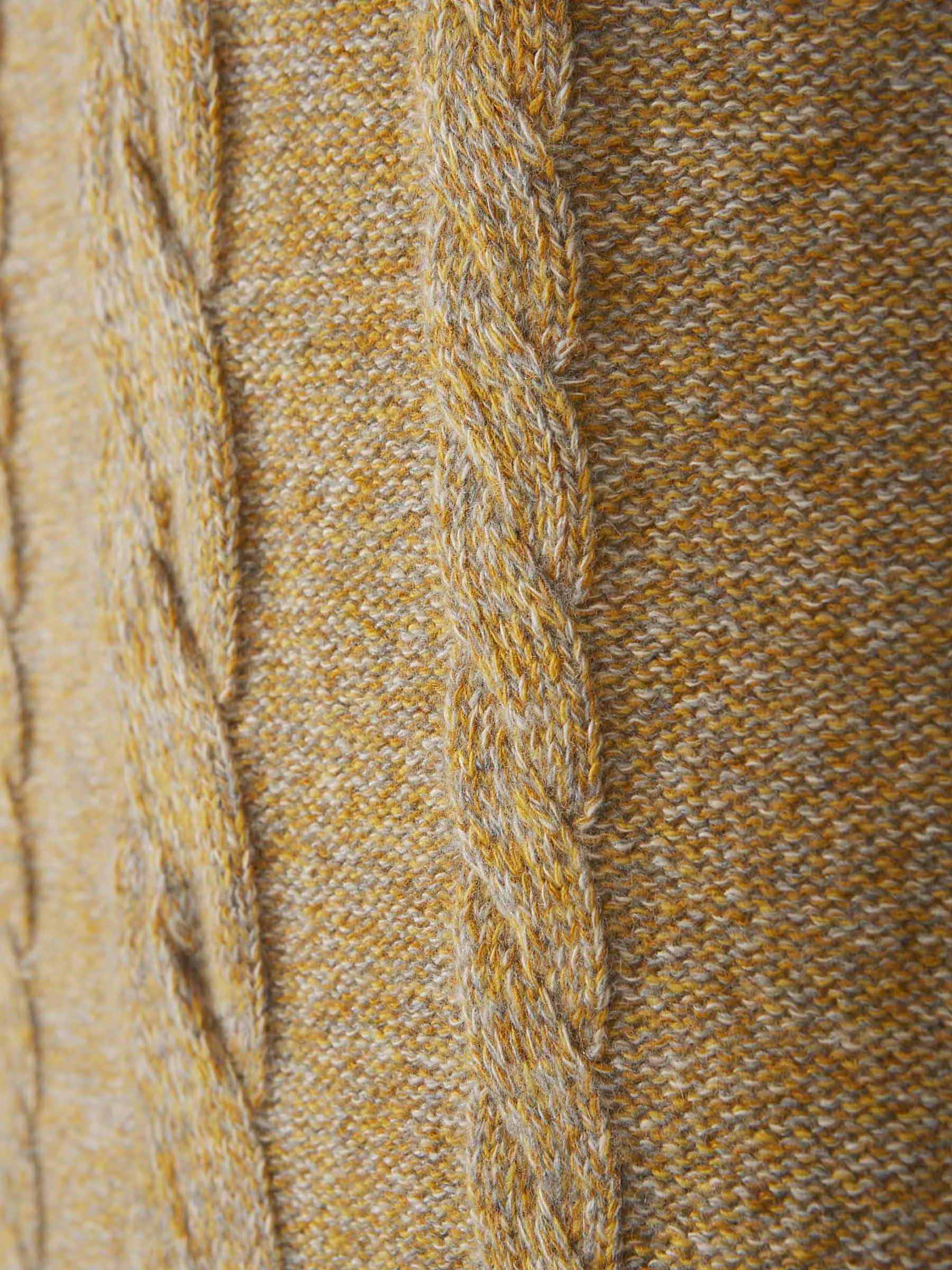 Loro Piana Cable Knit Roll-Neck Sweater