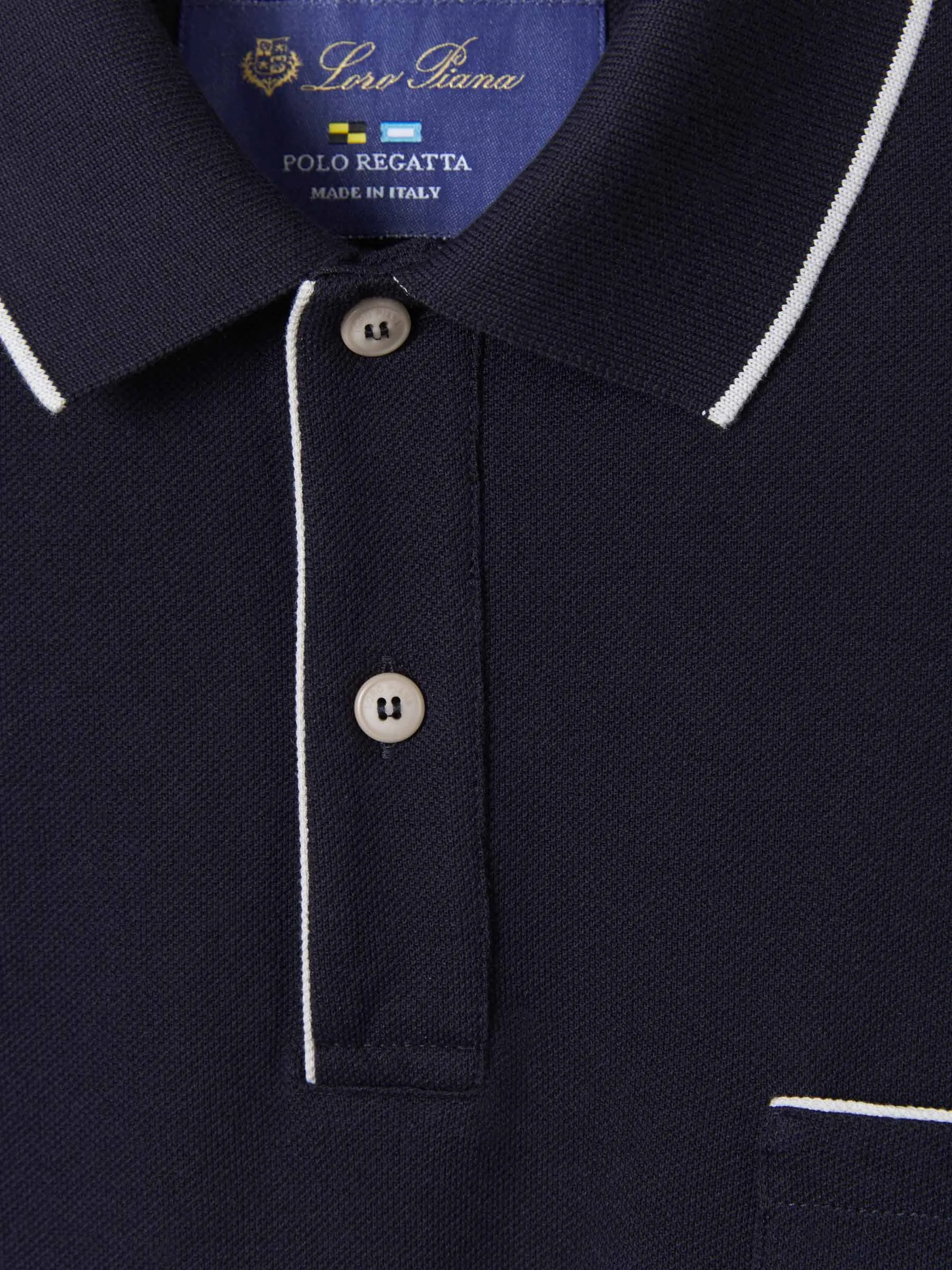 Loro Piana Regatta Short Sleeved Polo Shirt