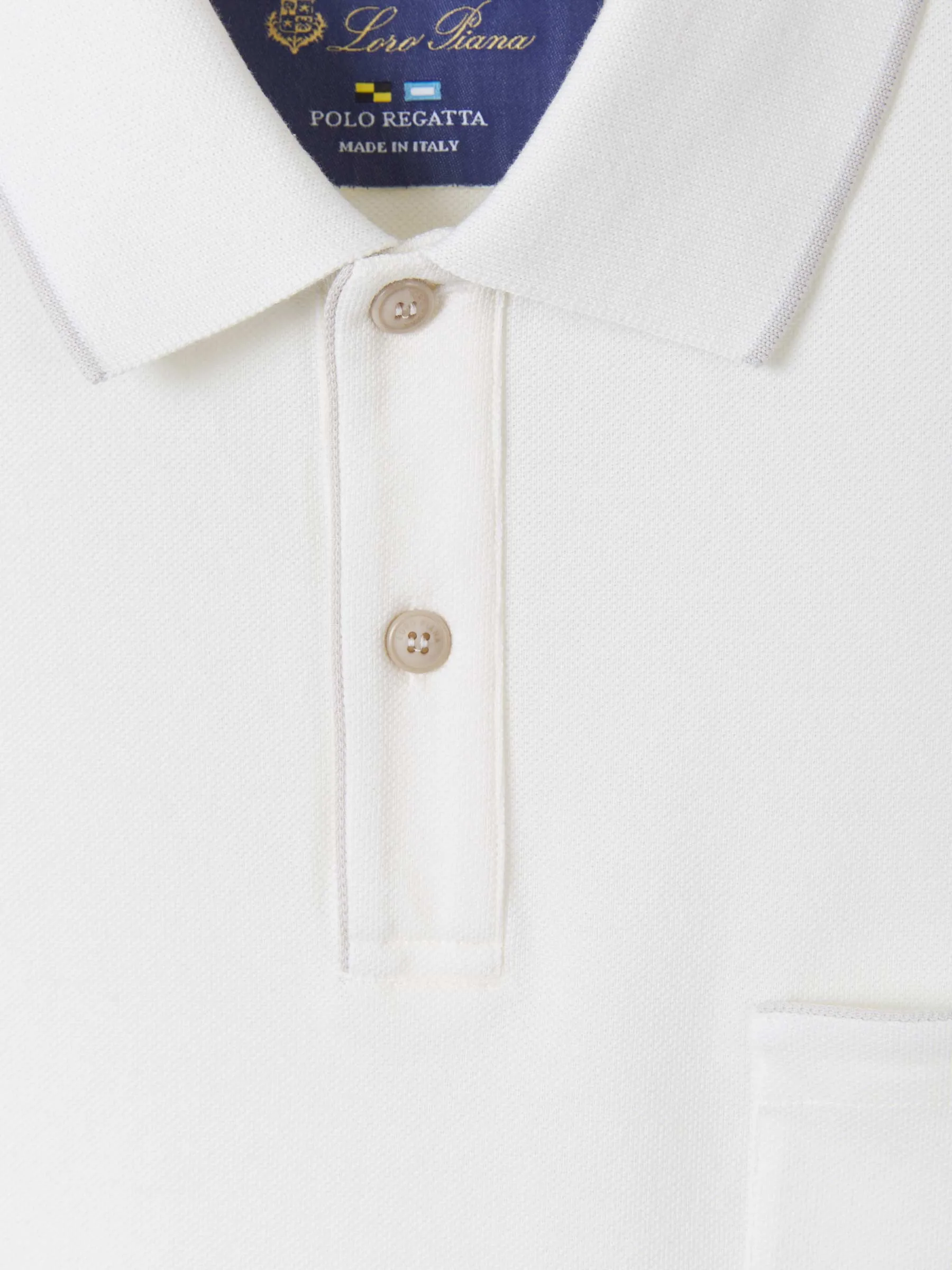Loro Piana Regatta Short Sleeved Polo Shirt