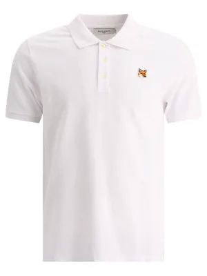 Maison Kitsun Fox Head Patch Polo Shirt