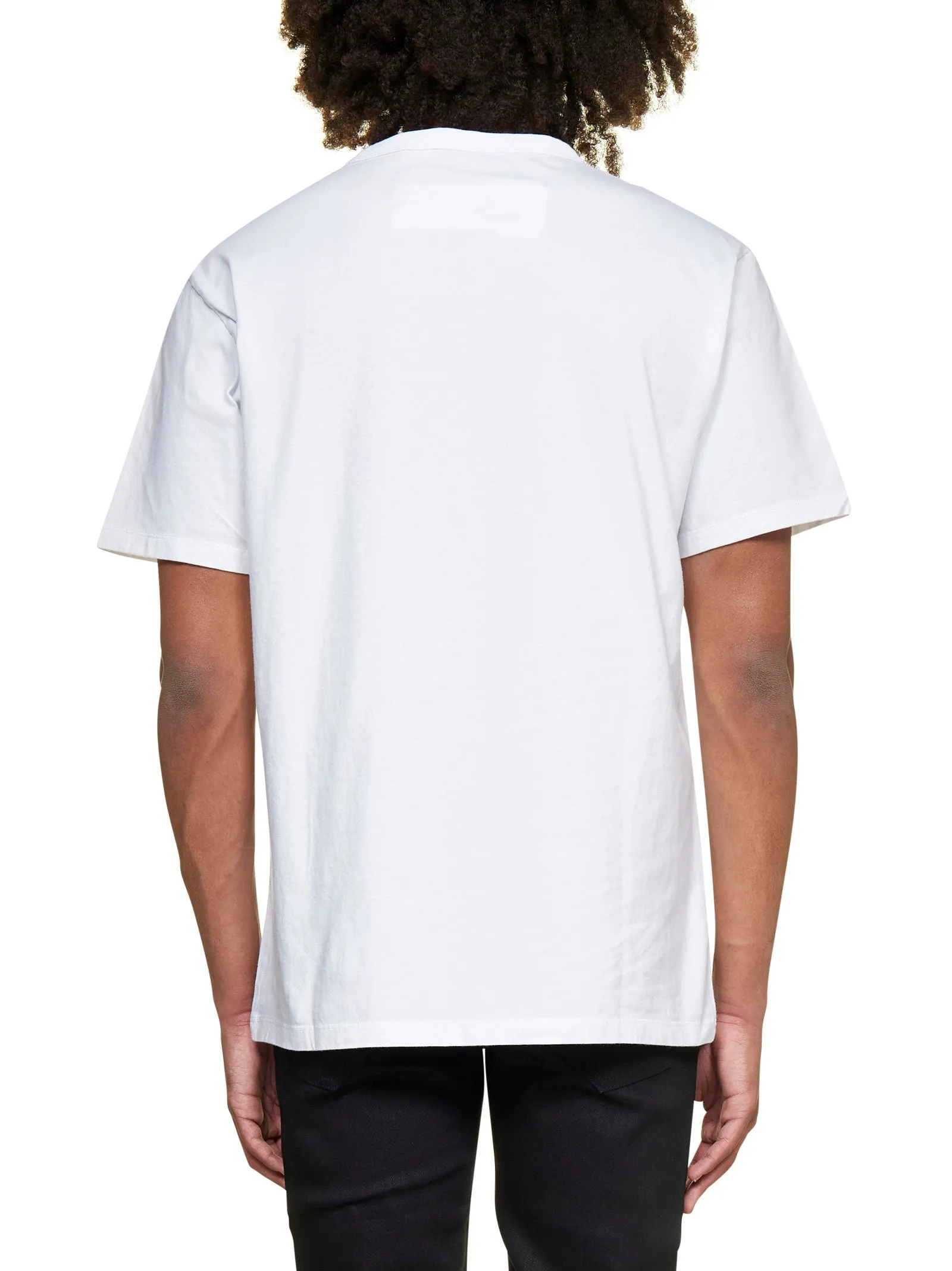 Maison Kitsun Fox Printed Crewneck T-Shirt