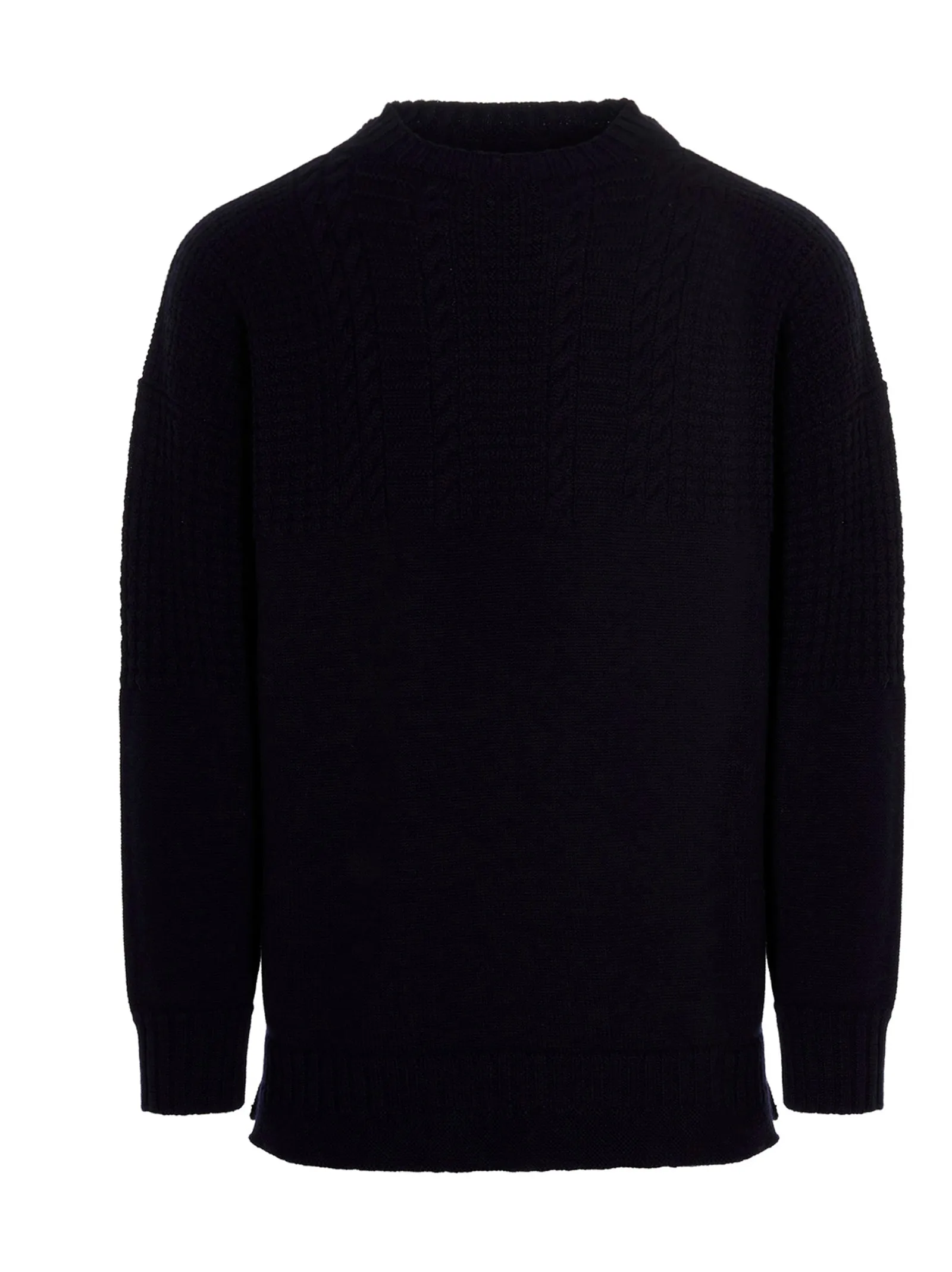 Maison Margiela Cable-Knit Crewneck Sweater