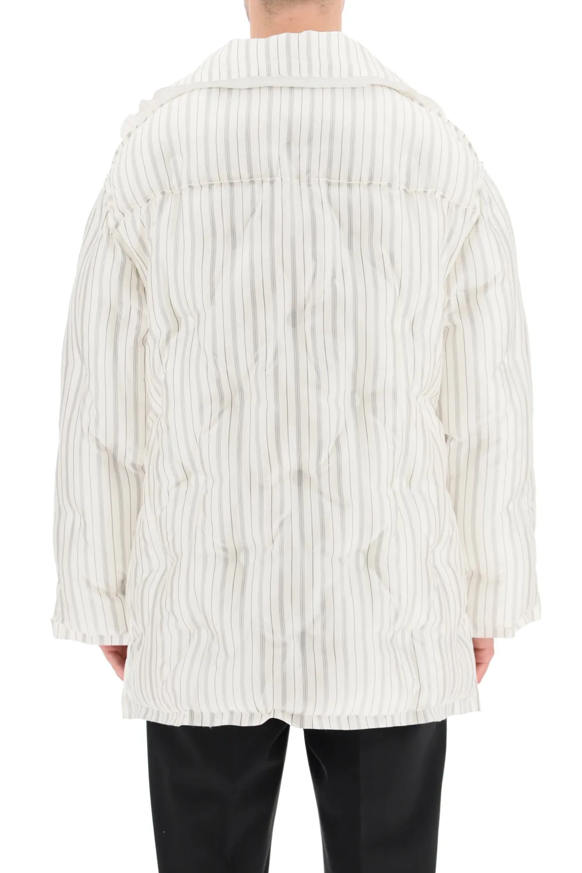 Maison Margiela Striped Puffer Jacket
