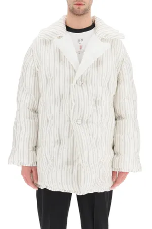 Maison Margiela Striped Puffer Jacket