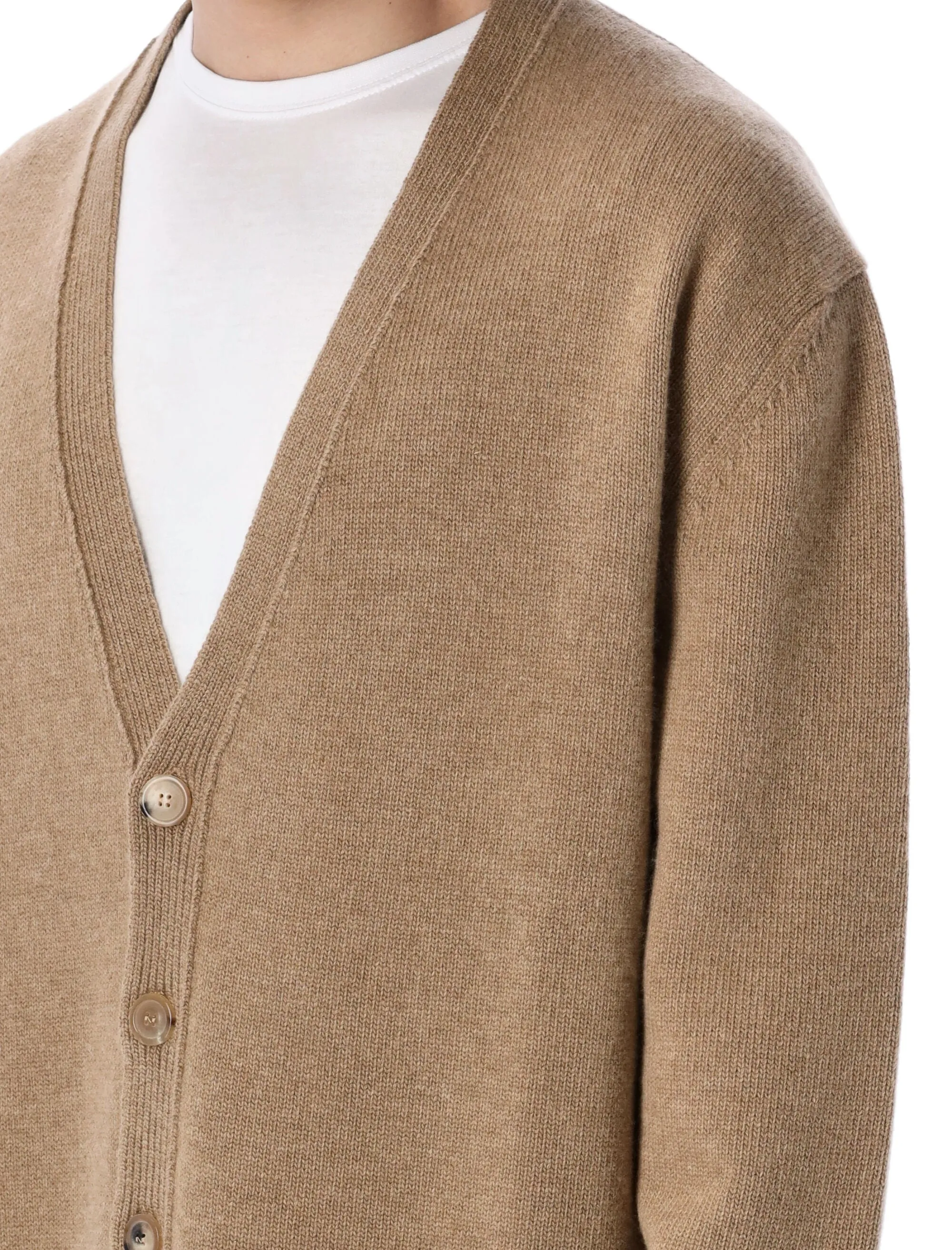 Maison Margiela V-Neck Long-Sleeved Knitted Cardigan