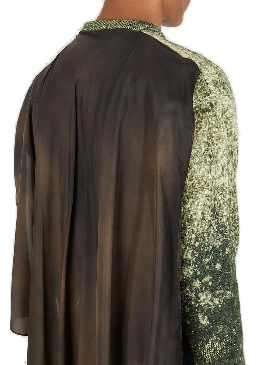 Maison MargielaBleached Crewneck Sweater