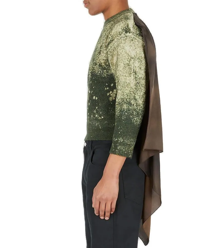 Maison MargielaBleached Crewneck Sweater