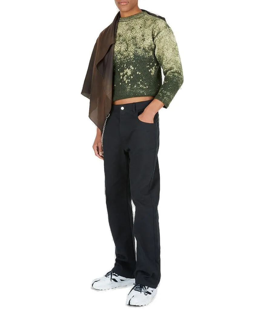 Maison MargielaBleached Crewneck Sweater