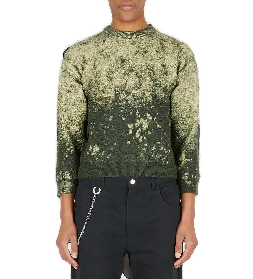 Maison MargielaBleached Crewneck Sweater