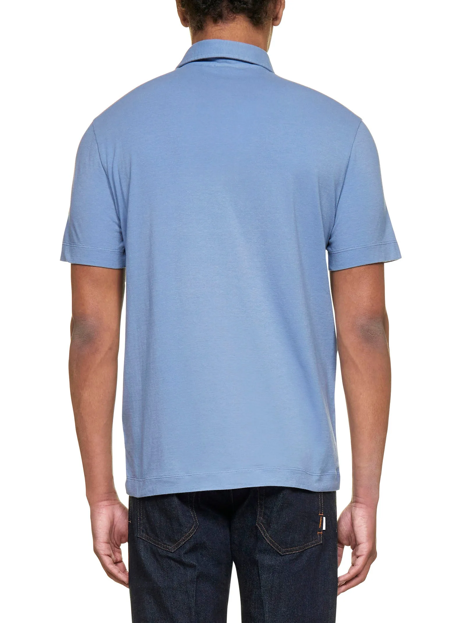 Malo Basic Straight Hem Polo Shirt