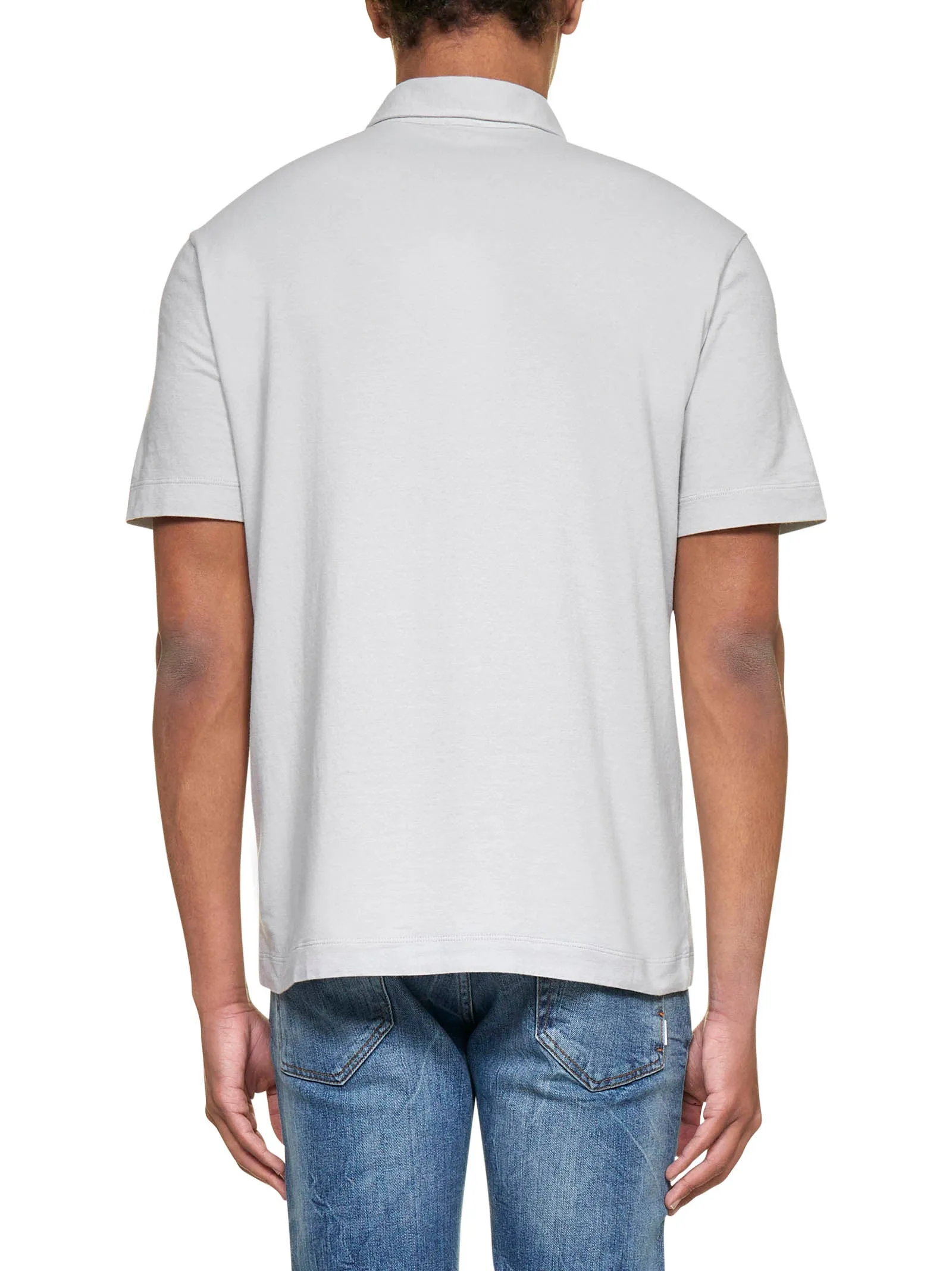 Malo Basic Straight Hem Polo Shirt