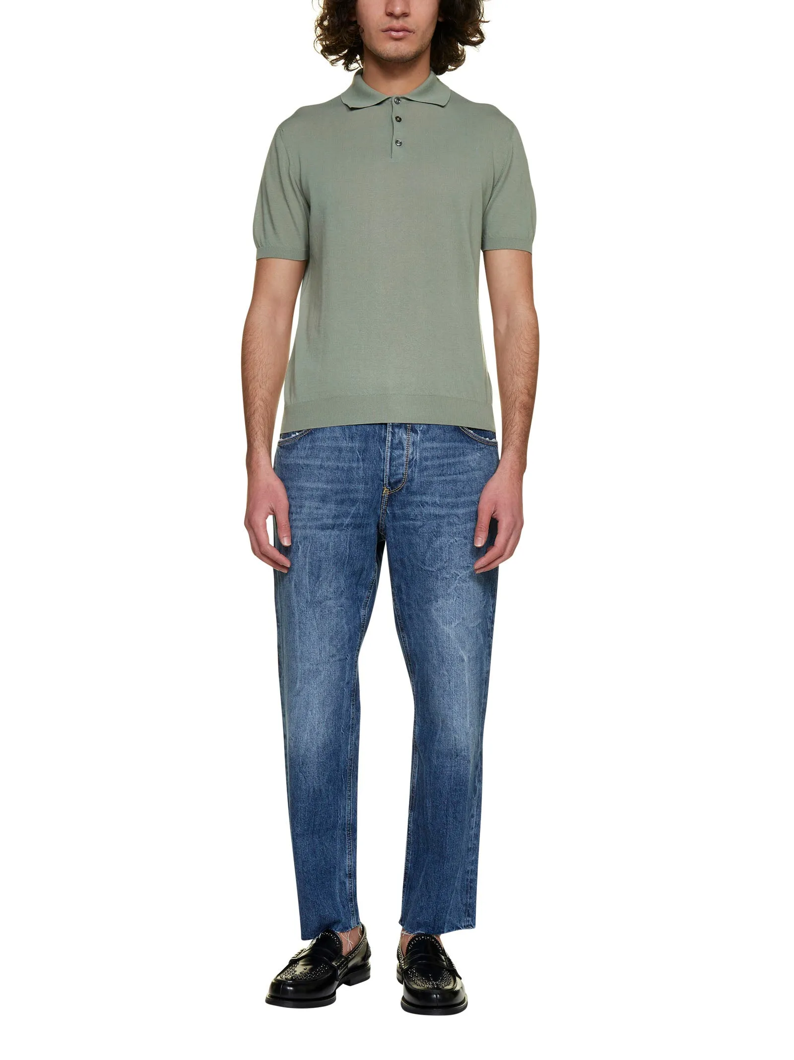Malo Straight Hem Polo Shirt