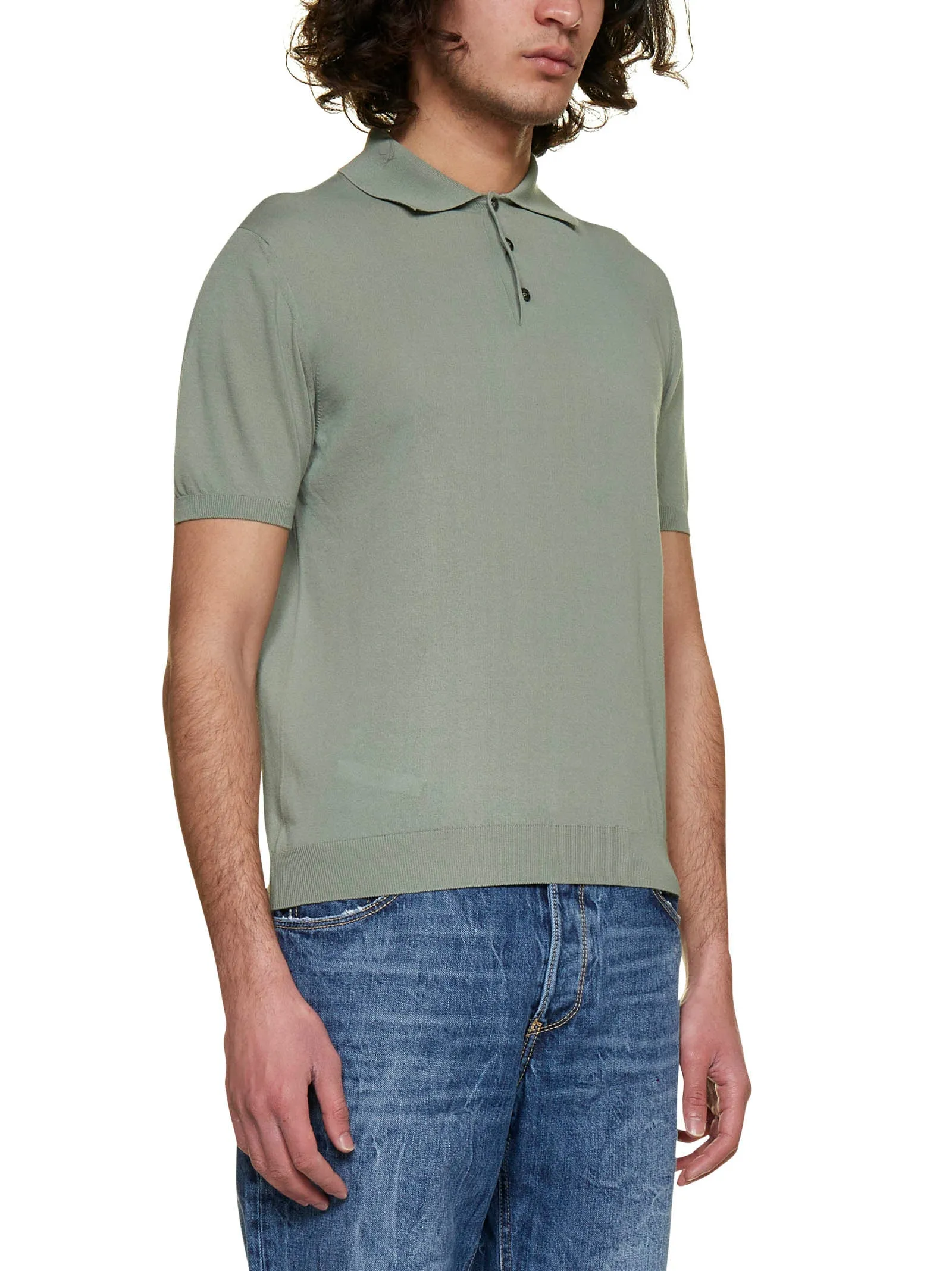 Malo Straight Hem Polo Shirt