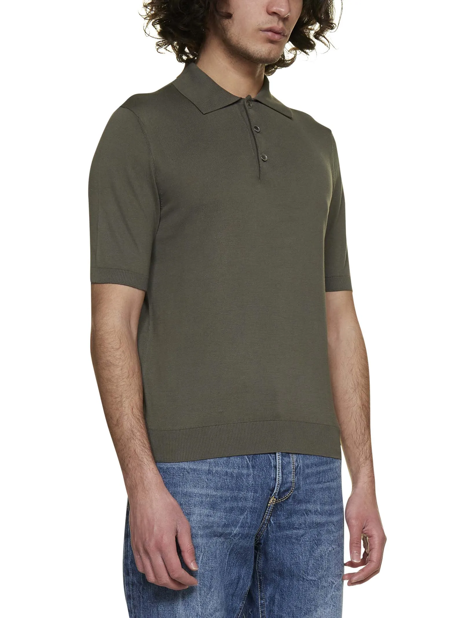 Malo Straight Hem Polo Shirt
