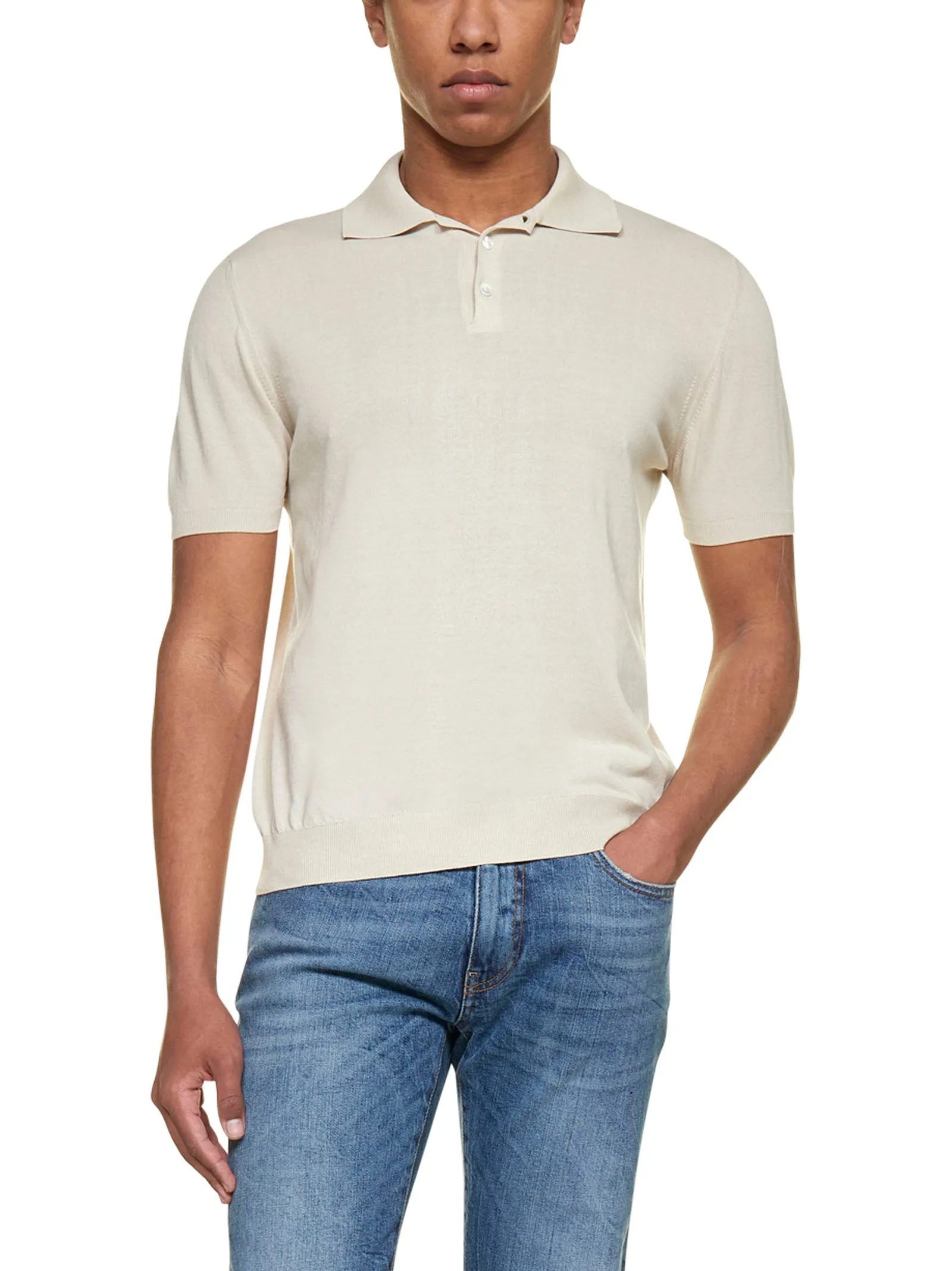 Malo Straight Hem Polo Shirt