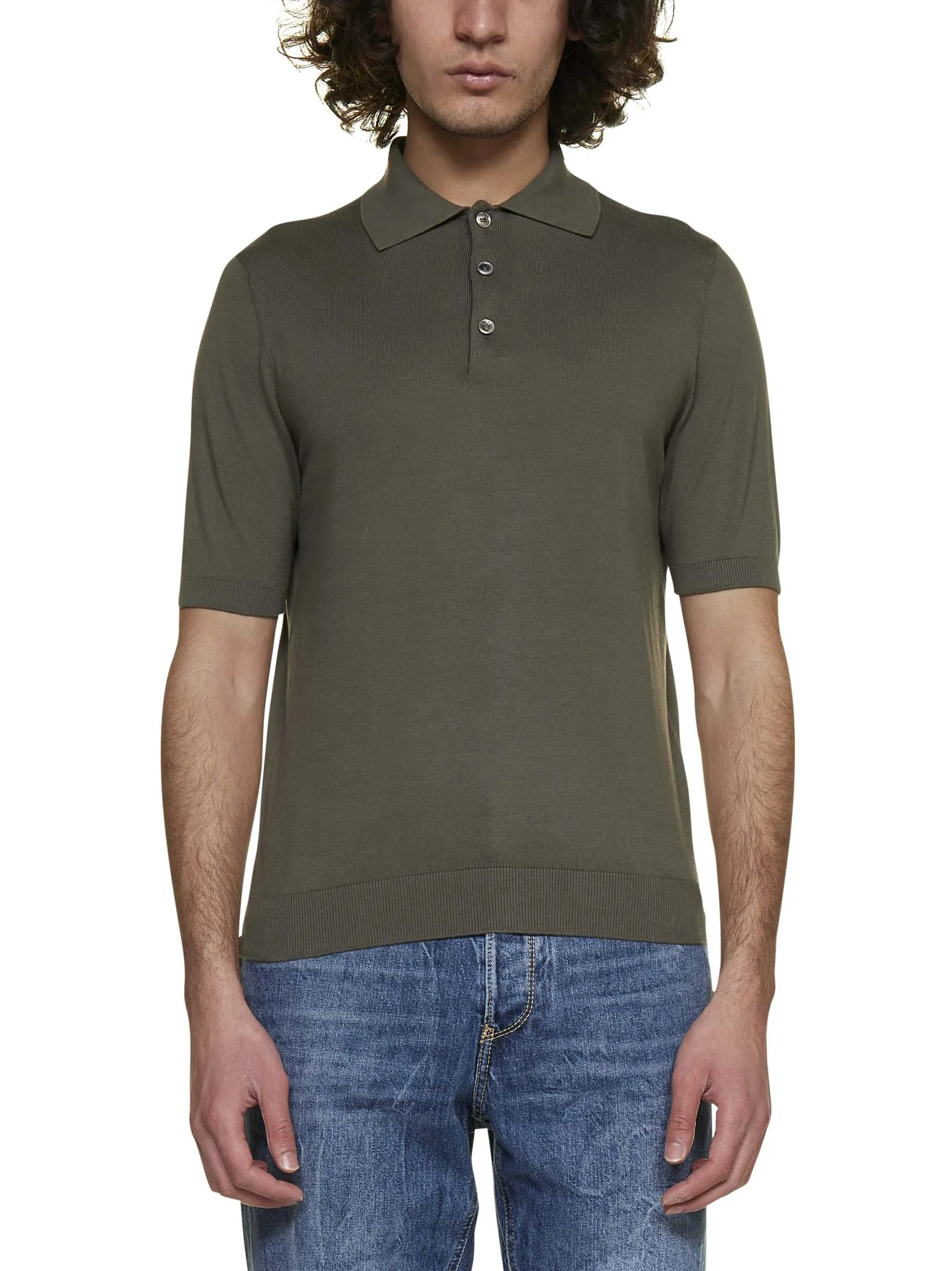 Malo Straight Hem Polo Shirt