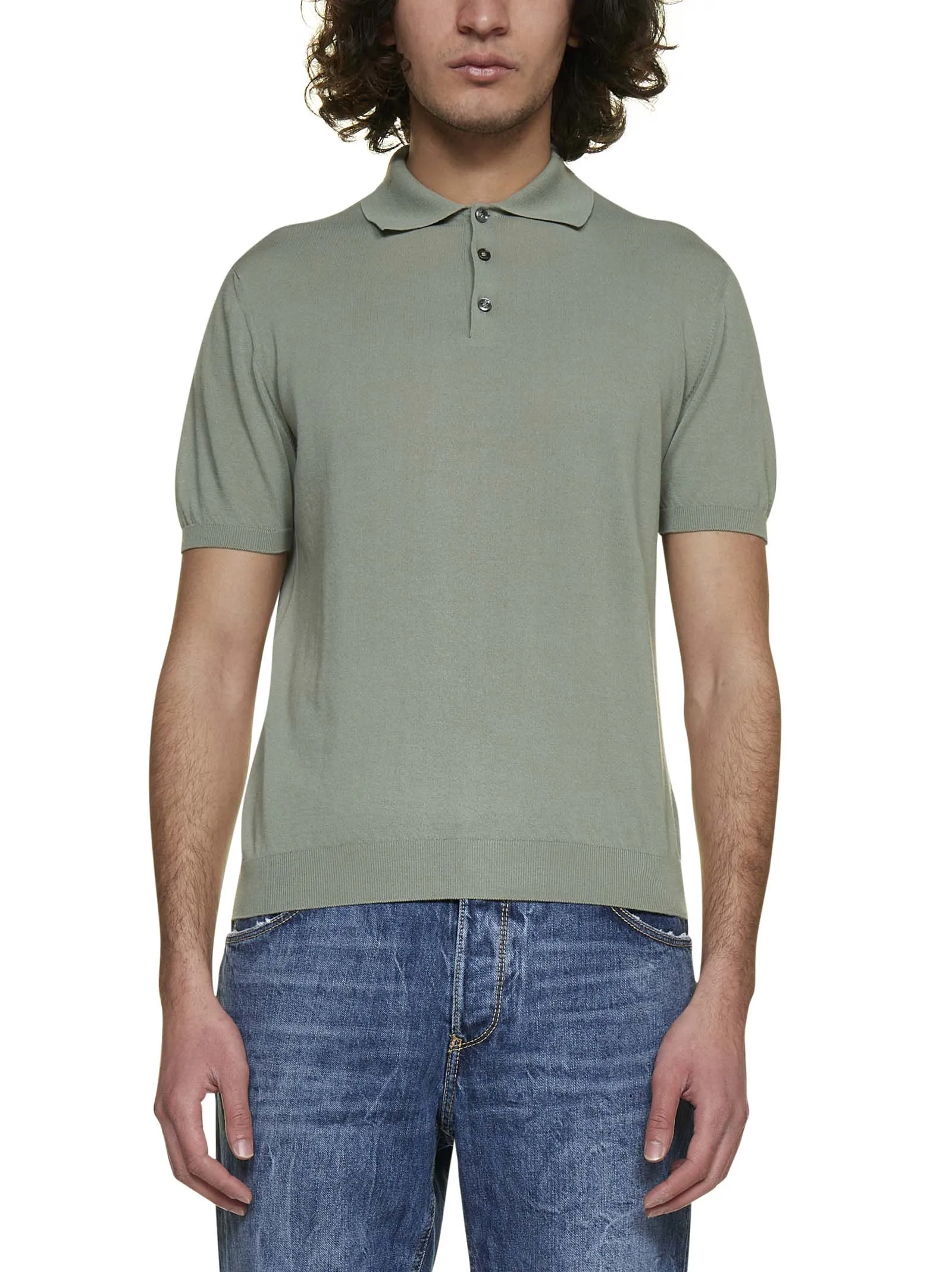 Malo Straight Hem Polo Shirt