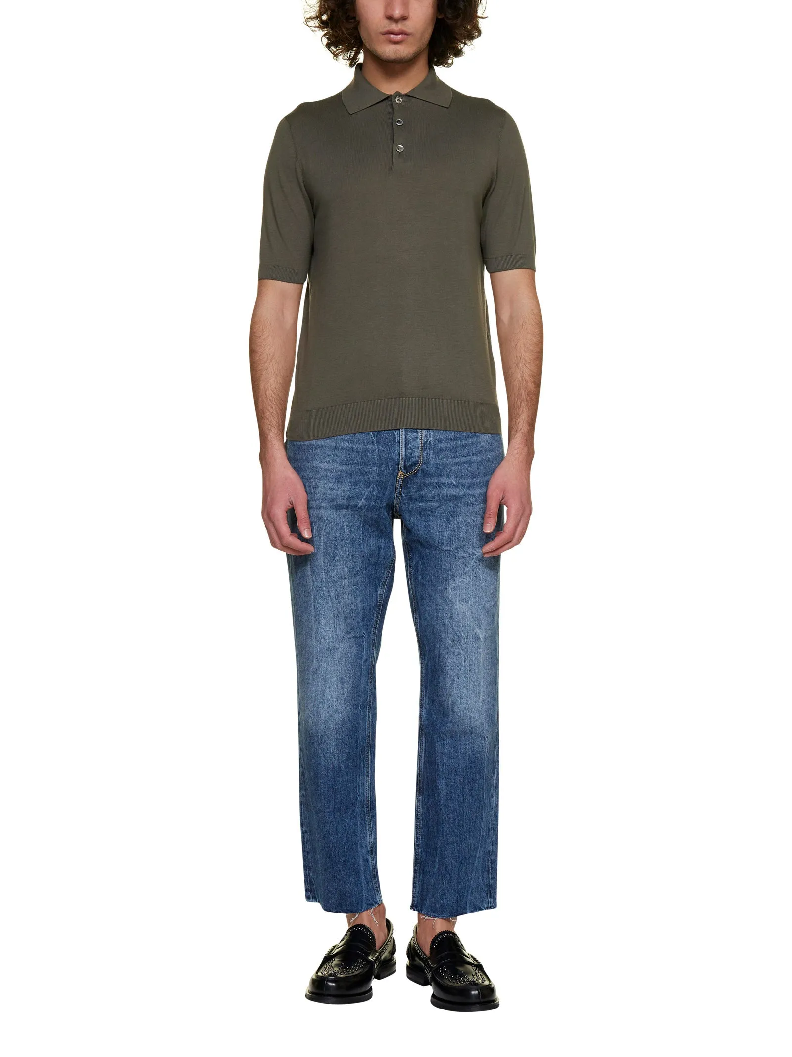 Malo Straight Hem Polo Shirt