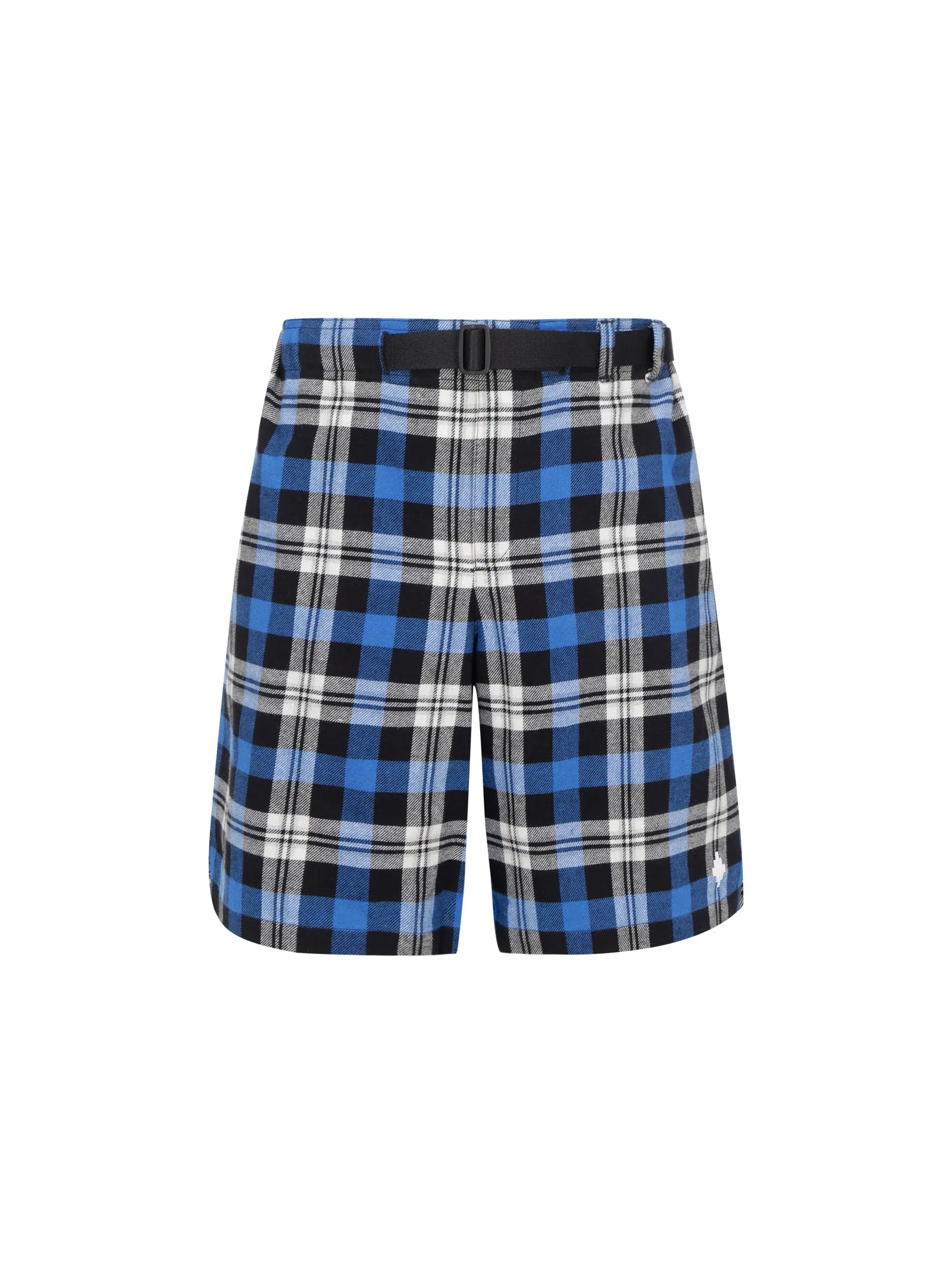 Marcelo Burlon County Of Milan Belted Checked Shorts