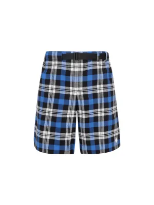 Marcelo Burlon County Of Milan Belted Checked Shorts