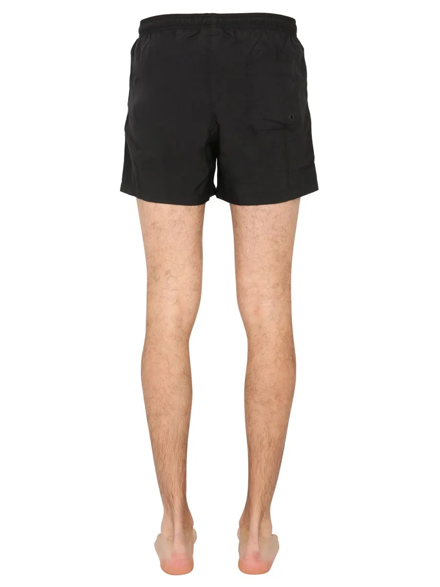Marcelo Burlon County Of Milan Cross Logo Swim Shorts