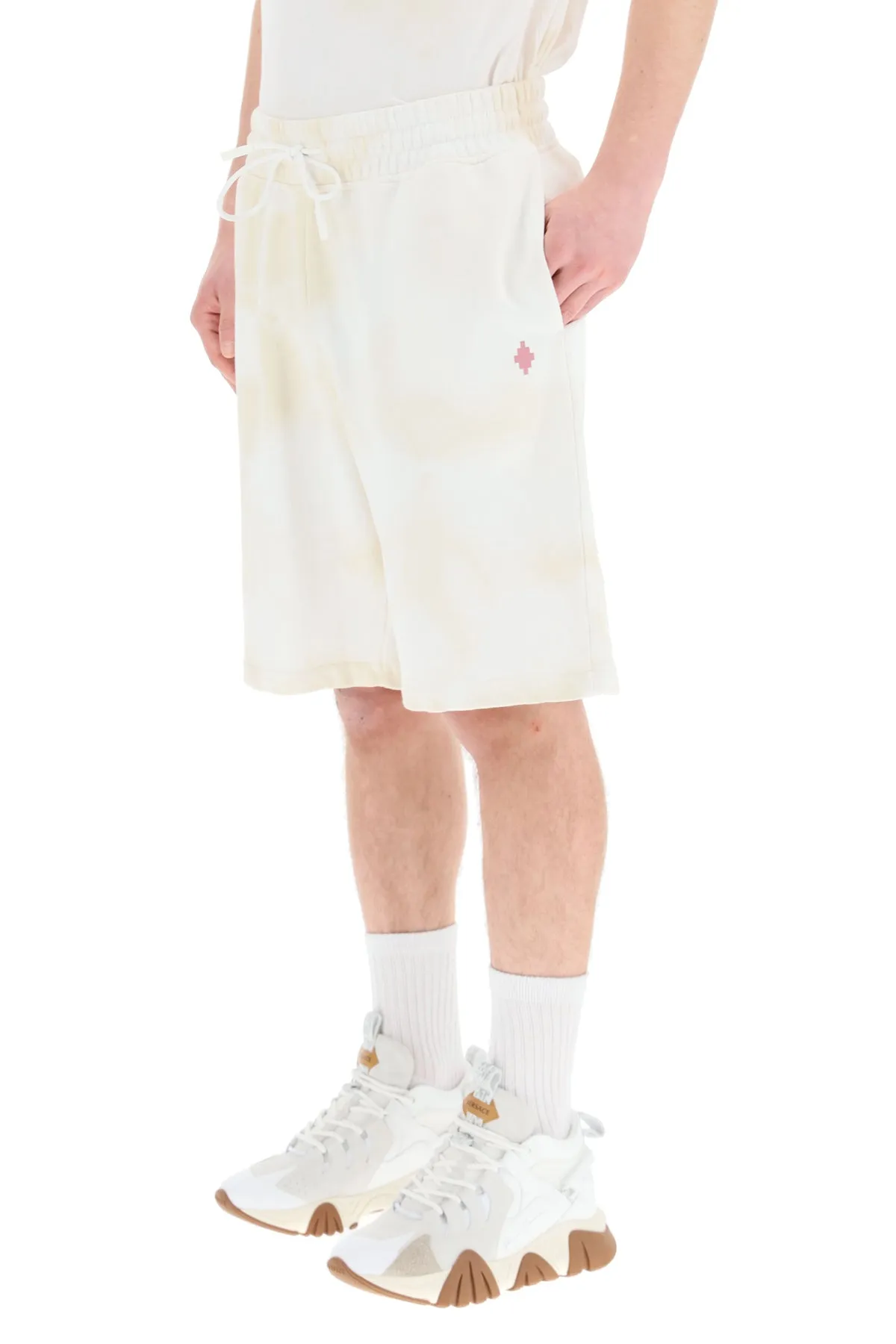 Marcelo Burlon County Of Milan Cross Tie-Dye Sweat Shorts