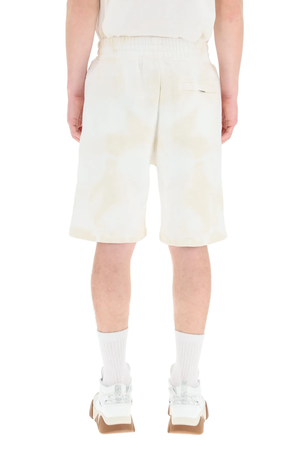Marcelo Burlon County Of Milan Cross Tie-Dye Sweat Shorts