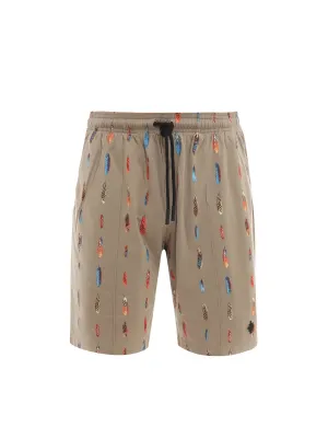 Marcelo Burlon County Of Milan Feather Printed Shorts
