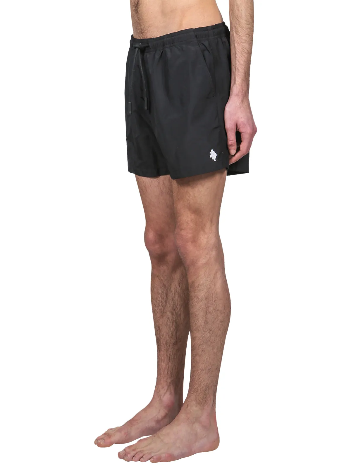 Marcelo Burlon County Of Milan Logo Embroidered Swim Shorts