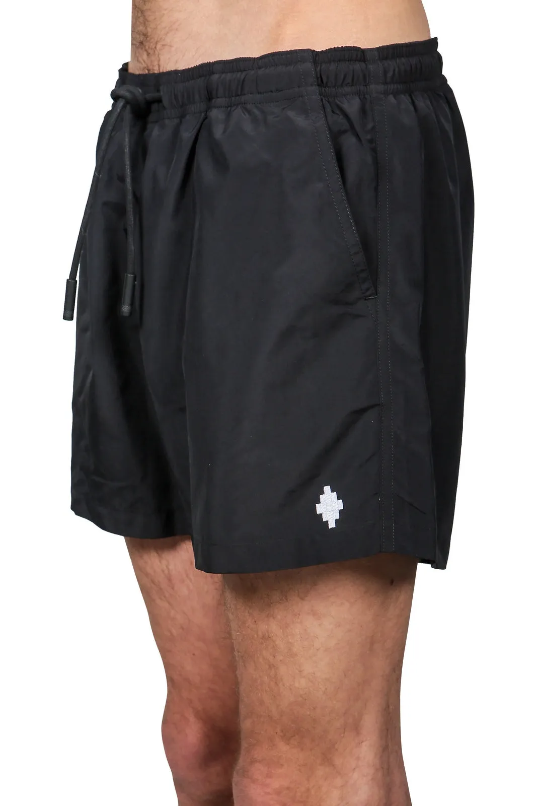 Marcelo Burlon County Of Milan Logo Embroidered Swim Shorts