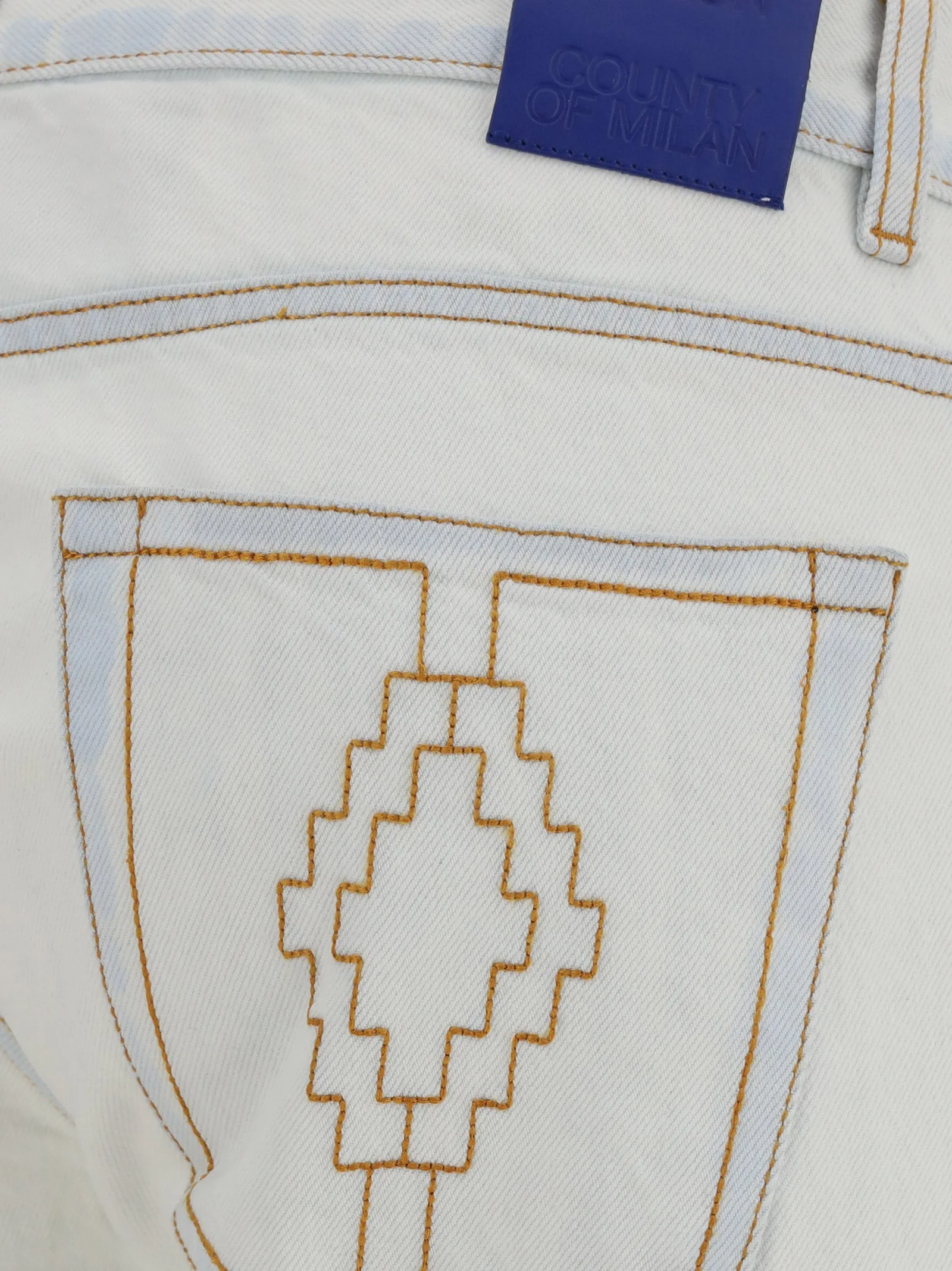 Marcelo Burlon County Of Milan Rear Logo Patch Jeans