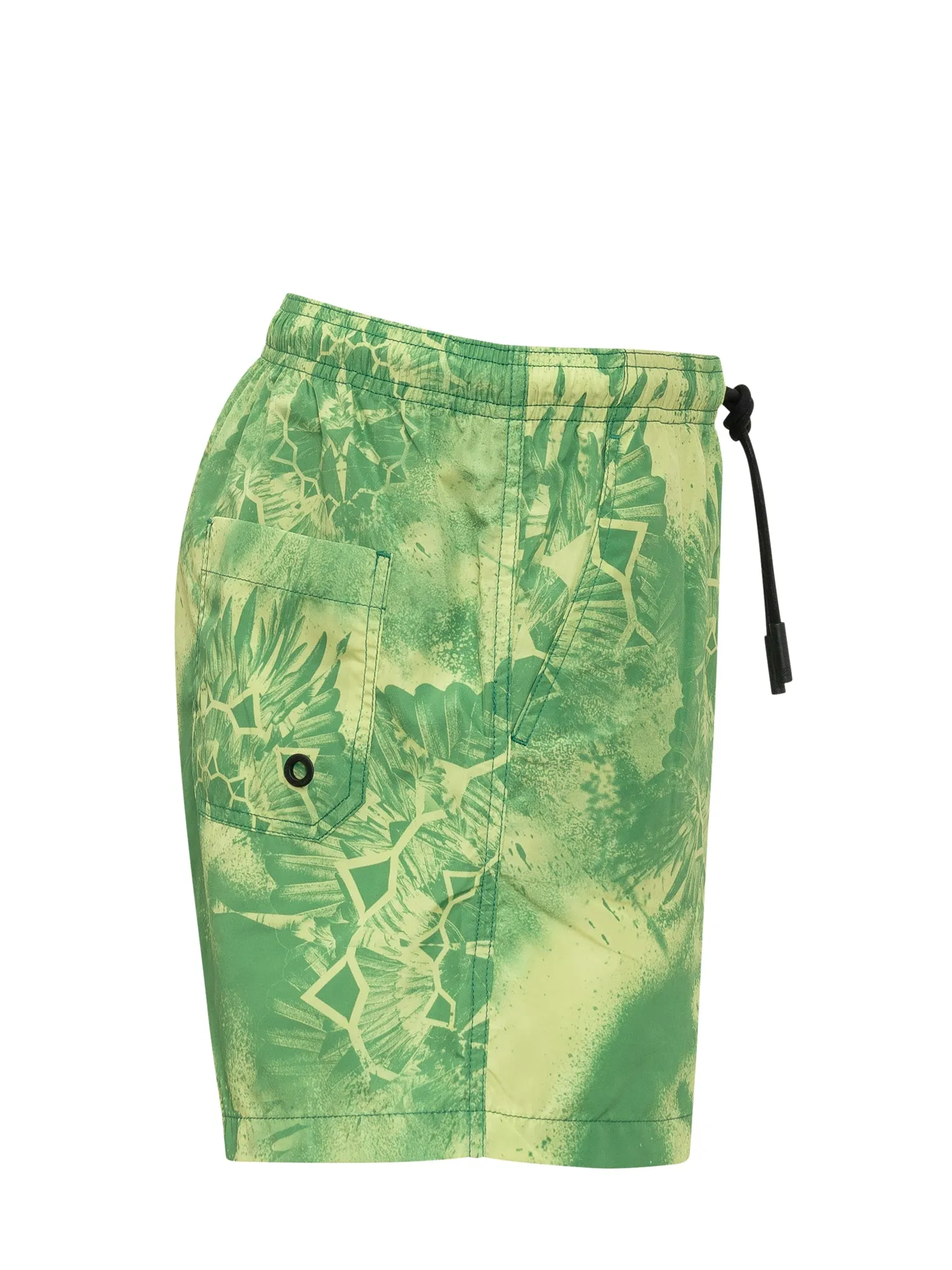 Marcelo Burlon County Of Milan Tie-Dyed Drawstring Swim Shorts