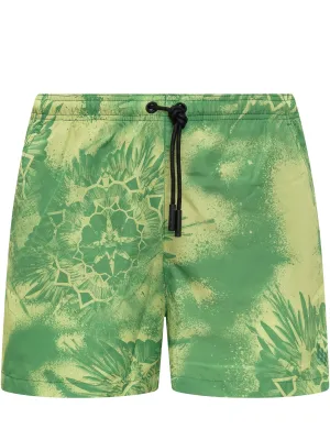 Marcelo Burlon County Of Milan Tie-Dyed Drawstring Swim Shorts