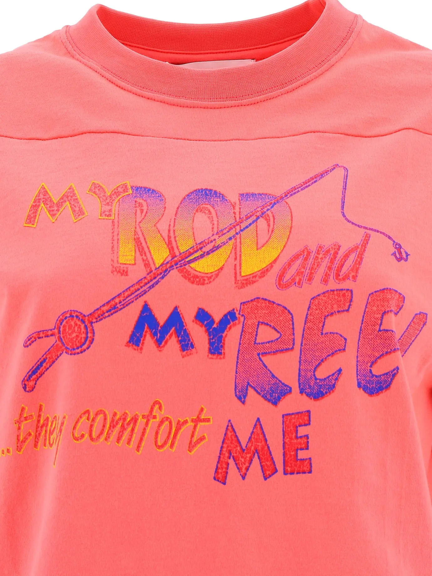 Marine Serre Graphic Printed Crewneck T-Shirt