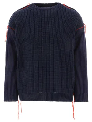 Marine Serre Moon Intarsia Knitted Jumper