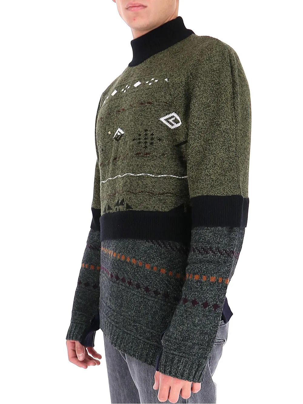 Marine Serre Regenerated Knitted Jumper