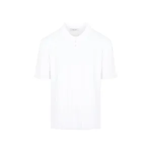 Marine Serre Straight Hem Knitted Polo Shirt