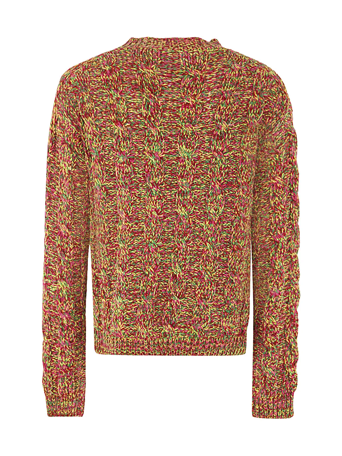 Marni Cable-Knit Long Sleeved Crewneck Sweater