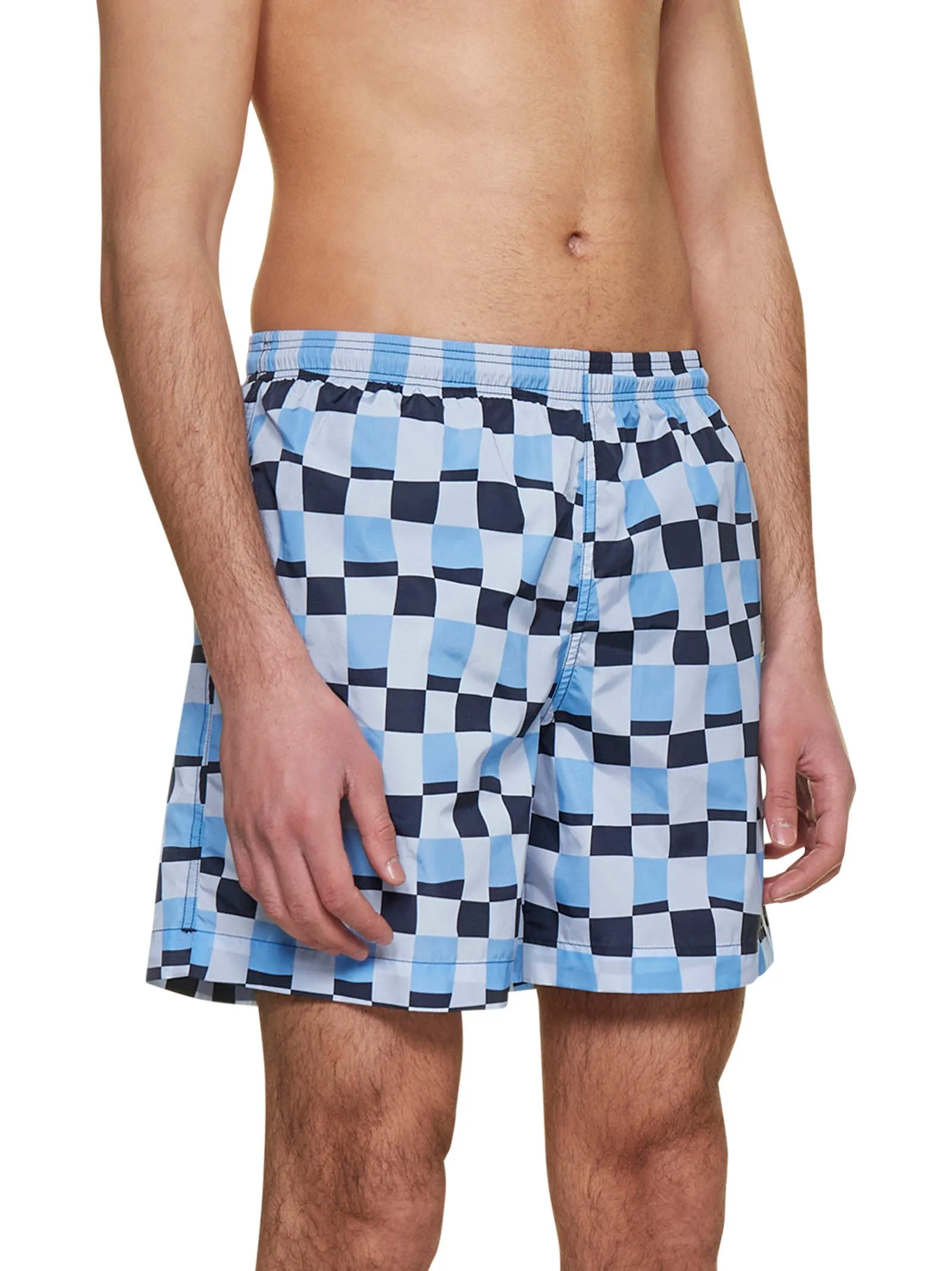 Marni Geometric-Printed Elasticated Waist Swim Shorts