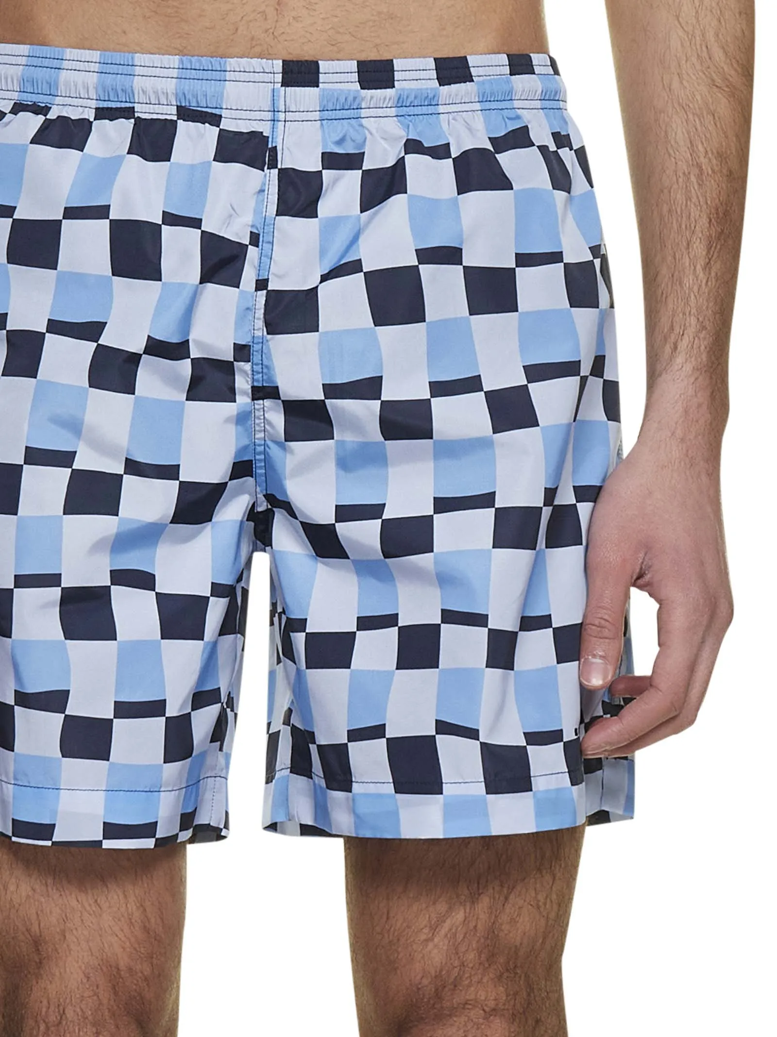 Marni Geometric-Printed Elasticated Waist Swim Shorts