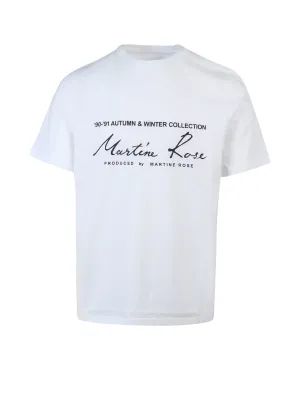 Martine Rose Logo Printed Crewneck T-Shirt
