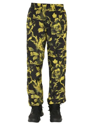 McQ Alexander McQueen Floral Print Jogging Pants