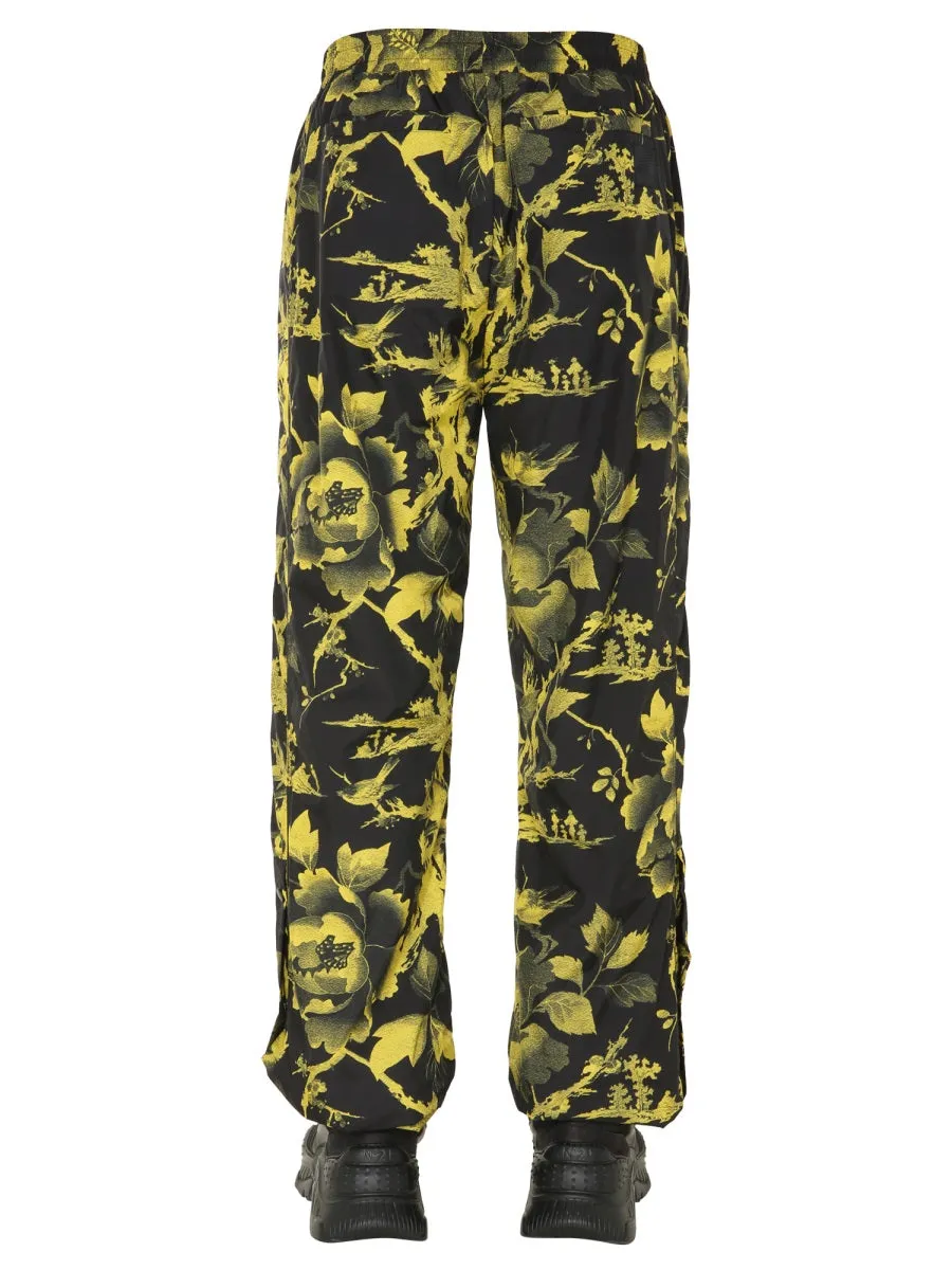 McQ Alexander McQueen Floral Print Jogging Pants