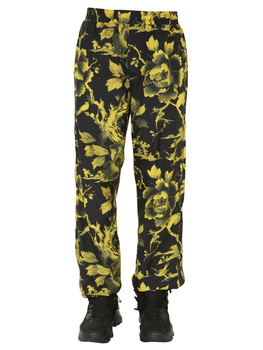 McQ Alexander McQueen Floral Print Jogging Pants