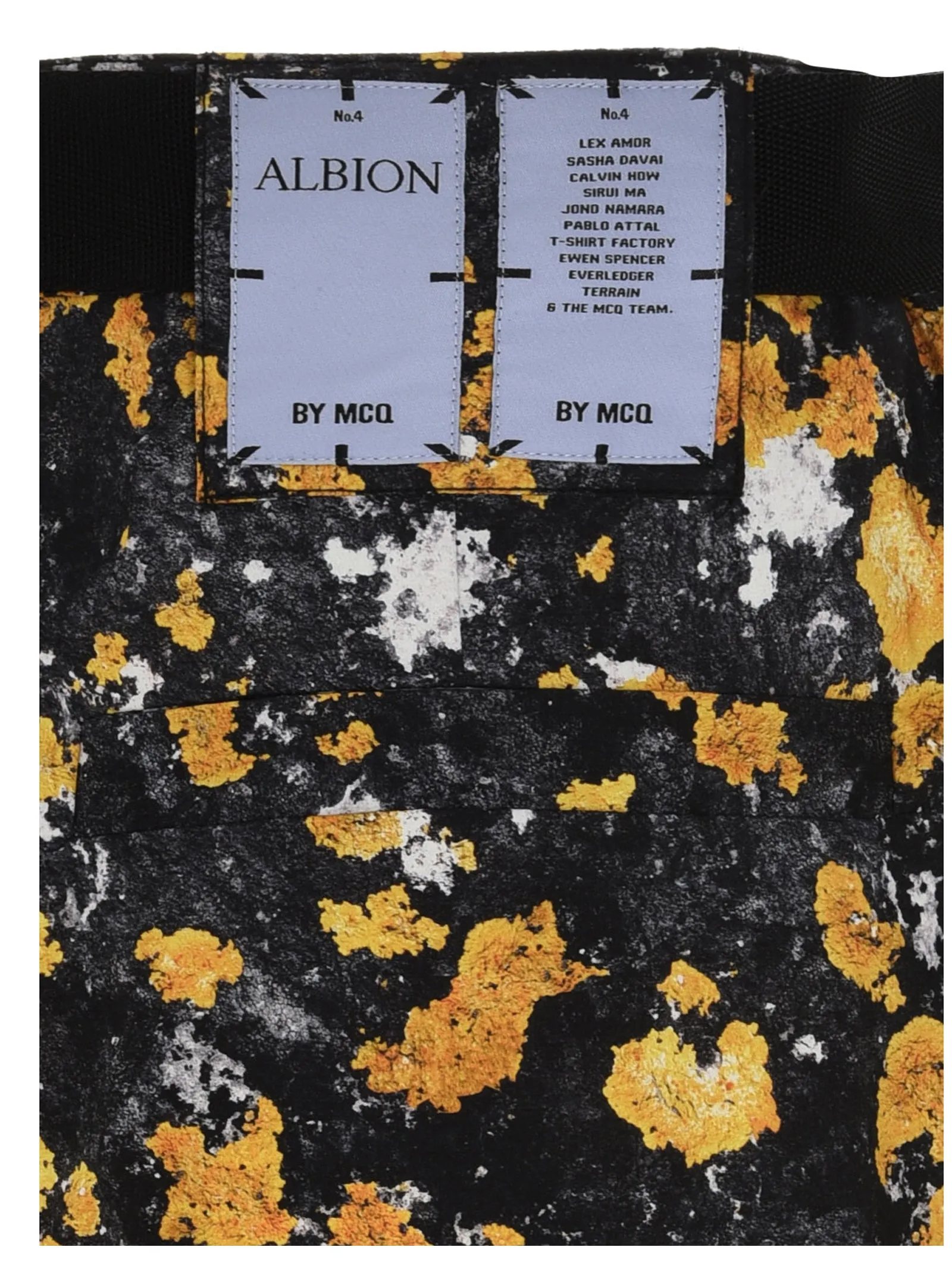 McQ Alexander McQueen Graphic Patterned Cargo Pants