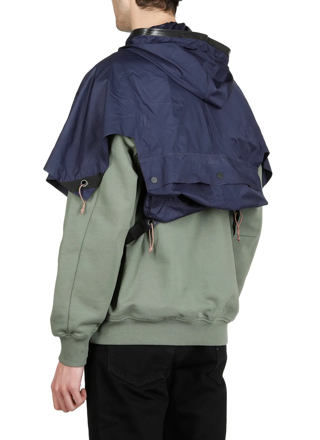 McQ Alexander McQueen Tent Poncho Sweater