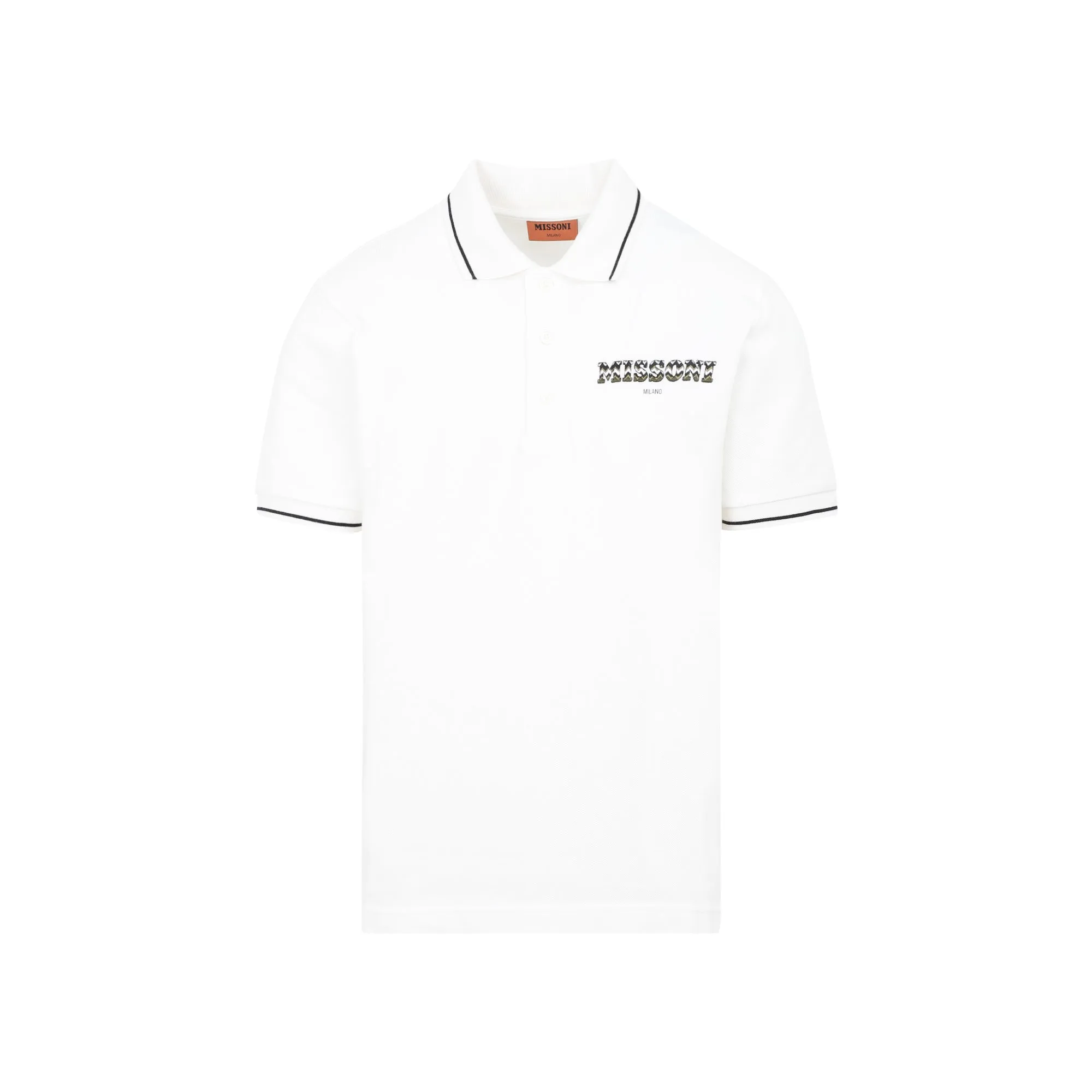 Missoni Logo Embroidered Short-Sleeved Polo Shirt