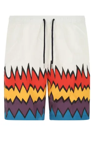 Missoni Zigzag Printed Elasticated Waistband Swim Shorts