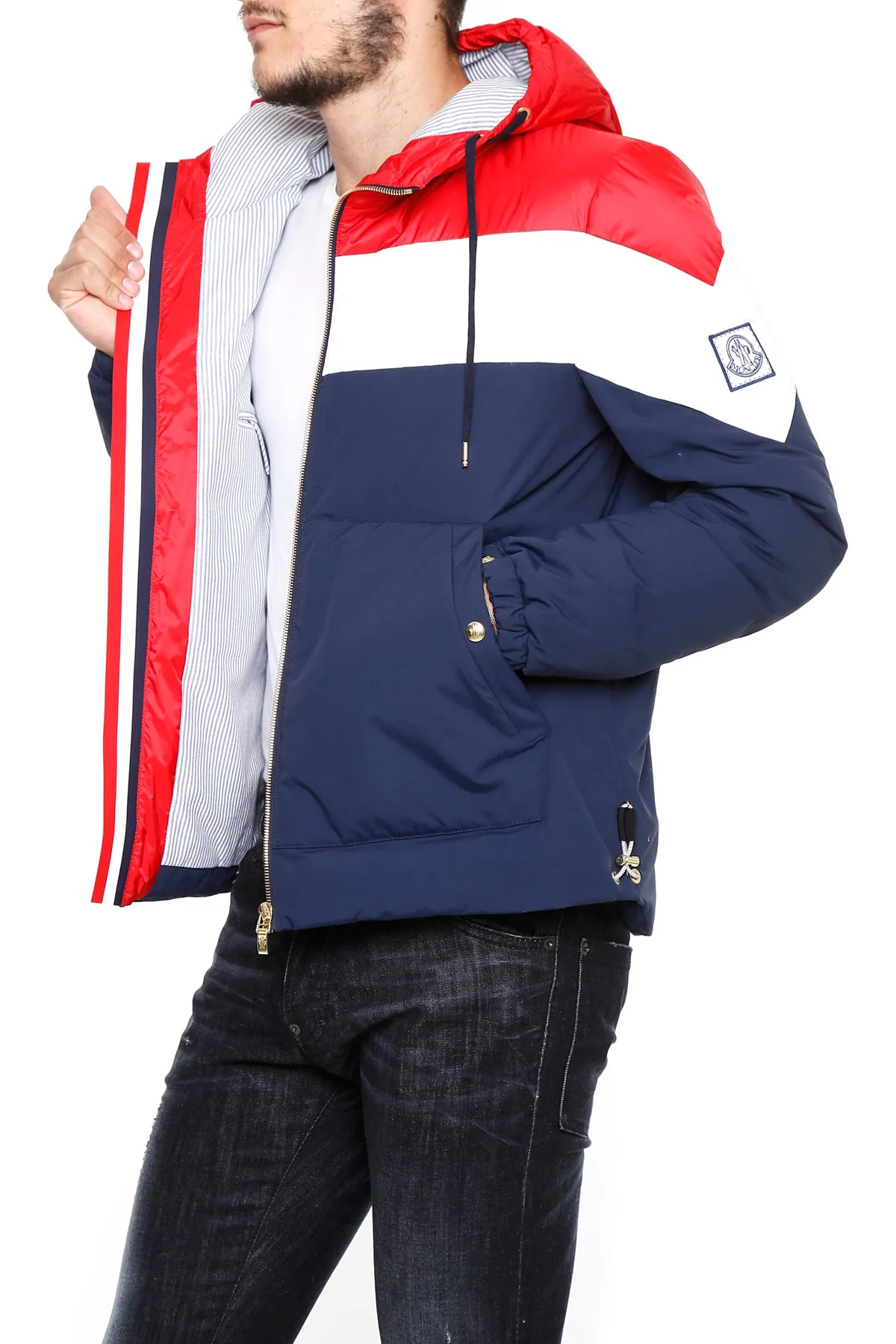 Moncler Hooded Colour Block Jacket